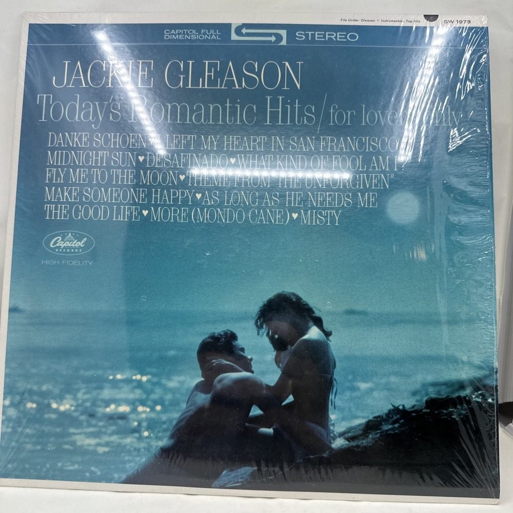 Jackie Gleason Vinyl LP Playtested SW 1978 Today's Romantic Hits For Lovers Only